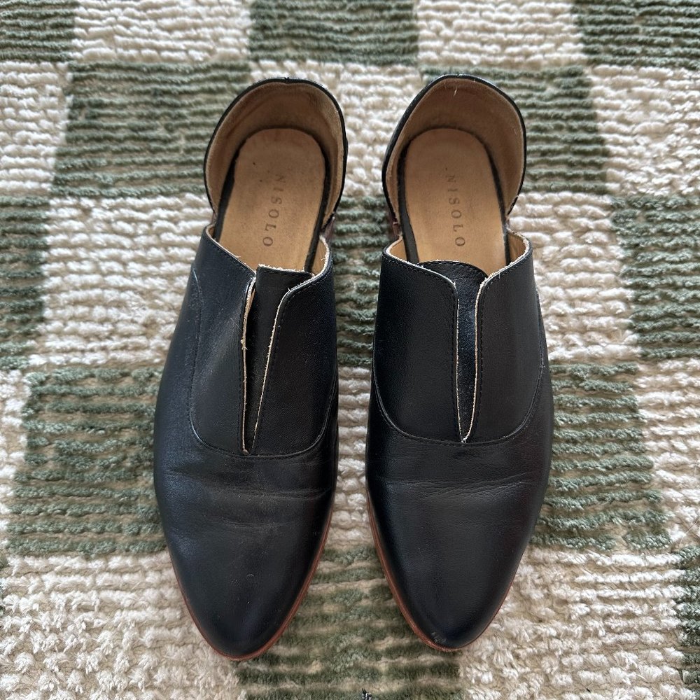 Nisolo Black Leather Classic Oxford